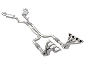 Chevrolet Camaro Performance Exhaust - Kooks Headers - Cat Back with Quad Tips - Polished - `16-`24